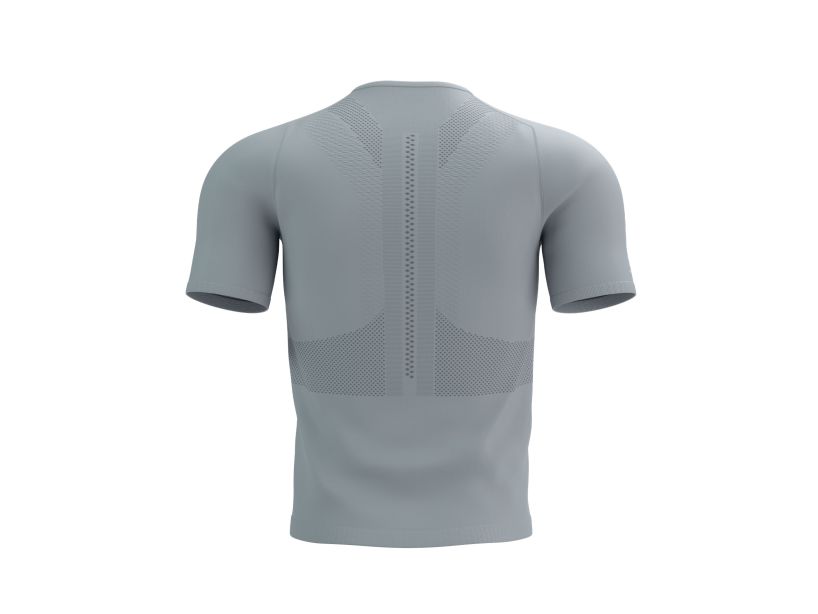 TRAIL HALF-ZIP FITTED SS TOP - ALLOY